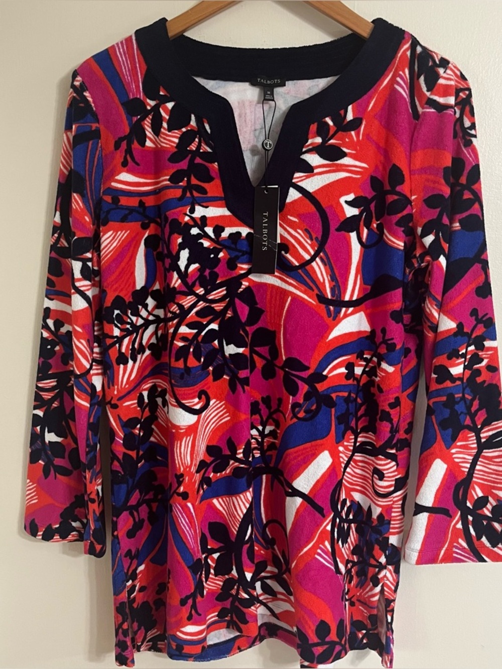 New Talbots Top French Terry M